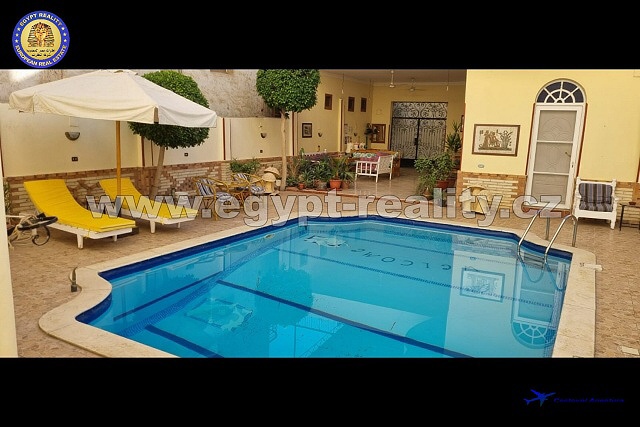 Egypt - Pronájem - Luxor House - bazén